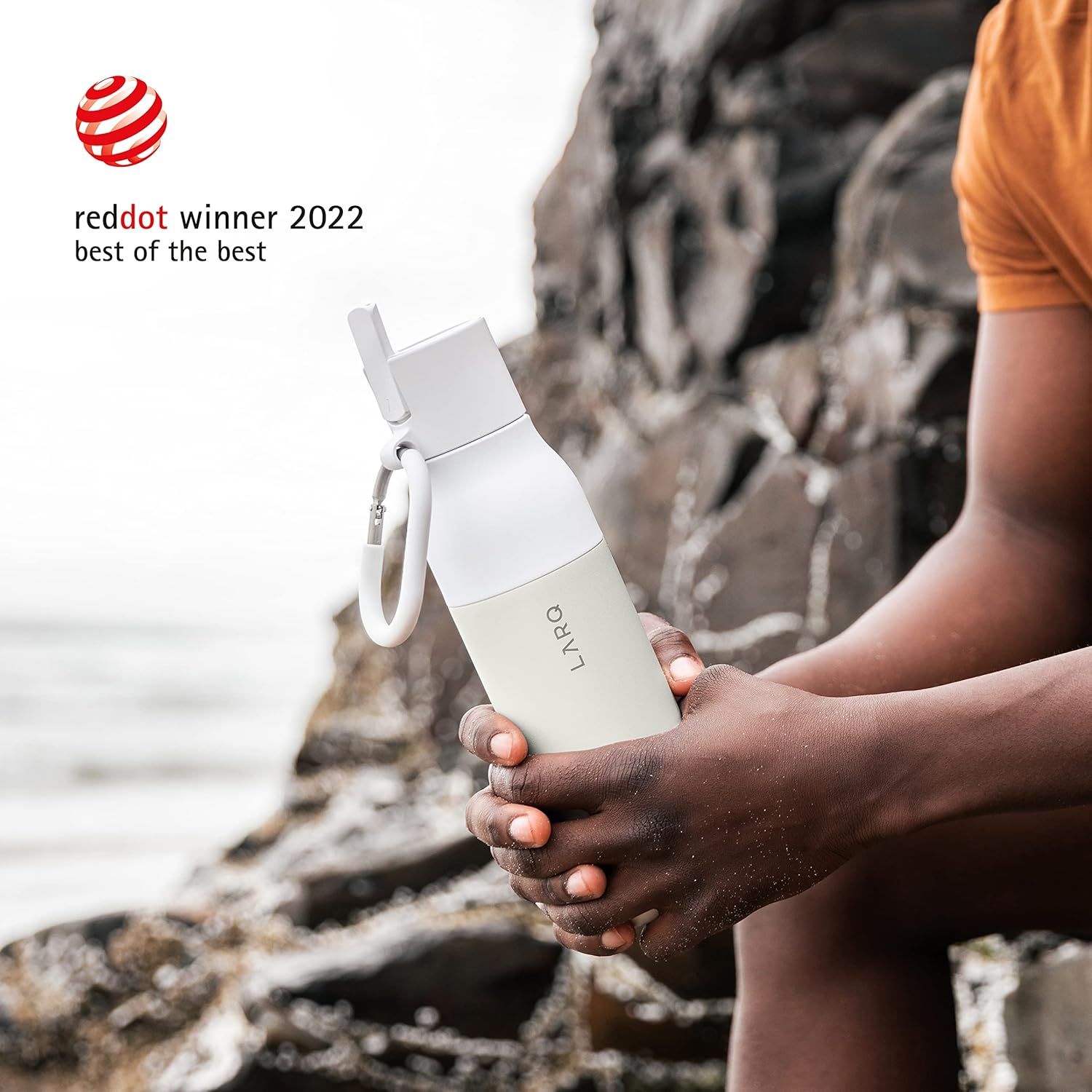 LARQ Holiday Bundle Set Bottle Filtered Insulated Water Bottle 17oz + 25oz | Reusable Bottles, Travel Friendly, BPA Free